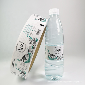 Factory Direct Sale Hot Hot Melt Glete Bopp Etiqueta Pearlized Film By Roll For Water Bottle